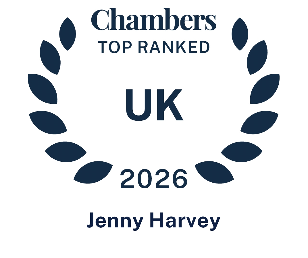 Chambers Top Ranked UK 2026 — Jenny Harvey